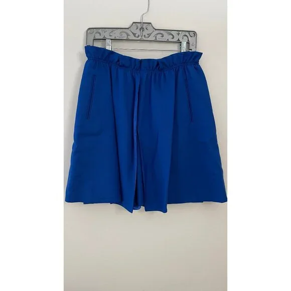 GIORGIO ARMANI $1850 BLUE LAYERED SKIRT M - Picture 1 of 6